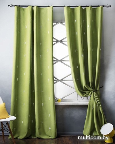 Комплект штор Pasionaria Флэш 290x230 (2 шт, зеленый)
