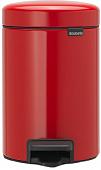Brabantia Pedal Bin NewIcon 3 л (пламенно-красный)