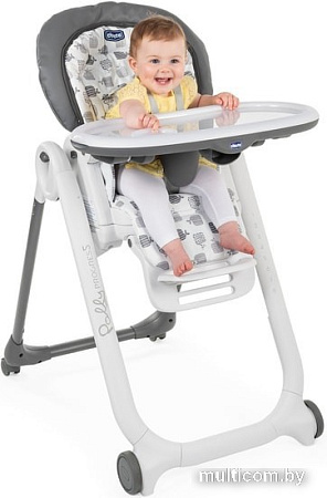 Стульчик для кормления Chicco Polly Progres5 (красный)