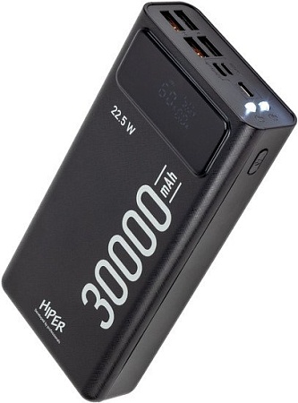 Внешний аккумулятор Hiper Delta 30000mAh (черный)