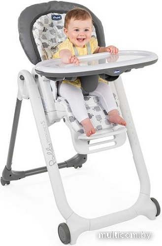 Стульчик для кормления Chicco Polly Progres5 (красный)