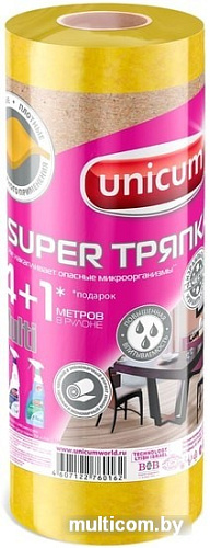 Салфетка хозяйственная Unicum Super тряпка Universal в рулоне 18шт