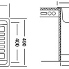 Кухонная мойка Ukinox Комфорт COL780.490 GT8K 2L (с сифоном)