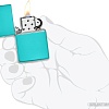 Зажигалка Zippo Classic Flat Turquoise 49454