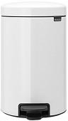 Brabantia Pedal Bin NewIcon 12 л (белый)