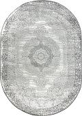 Ковер для жилой комнаты Safyun Eva LZ140-LIGHT-GREY-OVAL (1.6x2.3)
