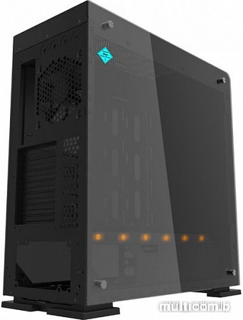 Корпус GameMax 9909 Vega с закаленным стеклом и окном (черный)