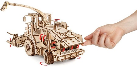 Сборная модель Eco-Wood-Art Кормоуборочный