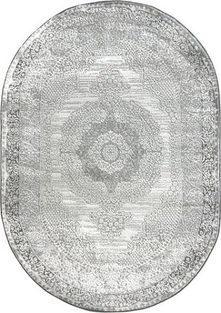 Ковер для жилой комнаты Safyun Eva LZ140-LIGHT-GREY-OVAL (1.6x2.3)
