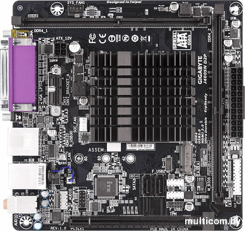 Материнская плата Gigabyte J4005N D2P (rev. 1.0)