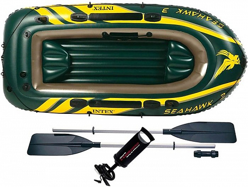 Гребная лодка Intex Seahawk 300 Set