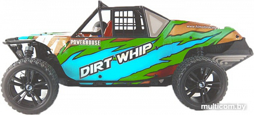 Автомодель Himoto Dirt Whip 4WD (зеленый/желтый)