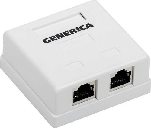Розетка компьютерная Generica CS2-1C5EF-22-G