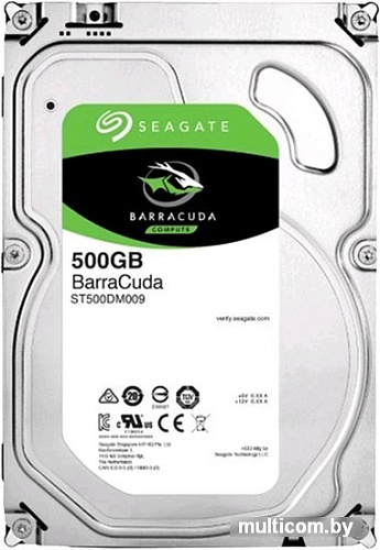 Жесткий диск Seagate BarraCuda 500GB [ST500DM009]