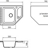 Кухонная мойка Granicom G002 (дакар)