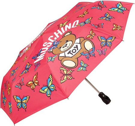Зонт Moschino 8129-OCJ Butterfly Bear Fuxia