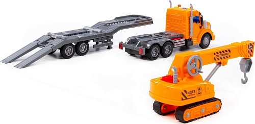 Набор Полесье Профи Трейлер 84009