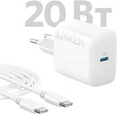 Сетевое зарядное Anker 312 20W USB-C Wall Charger + C