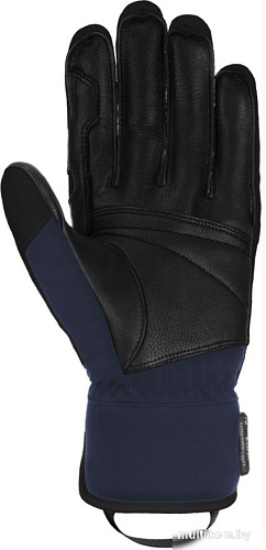 Горнолыжные перчатки Reusch Pro Rc 6201110-7470 (р-р 9.5, Black/Dress Blue/Gold)