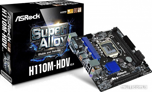 Материнская плата ASRock H110M-HDV R3.0