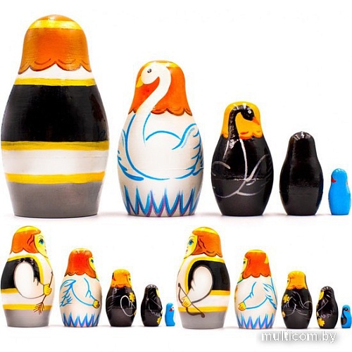 Развивающая игра Брестская Матрешка Балет Лебединое озеро (набор 5 шт)