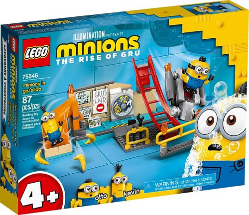 Конструктор LEGO Minions 75546 Миньоны в лаборатории Грю