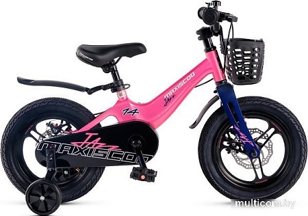 Детский велосипед Maxiscoo Jazz Pro 14 2025 MSC-J1442P (розовый сапфир, разобранный)