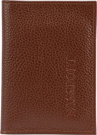 Обложка для паспорта Poshete 604-118M-GNG (рыжий)