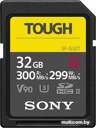 Карта памяти Sony SDHC SF-G32T 32GB