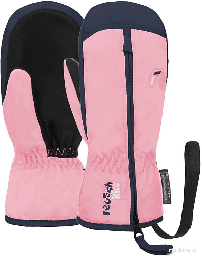 Горнолыжные варежки Reusch Ben Mitten 6285408-3360 (р-р 3, Light Rose/Dress Blue)