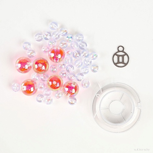 Набор для создания поделок/игрушек Pomposhki Зодиак. Создай свое украшение. Близнец 9933570