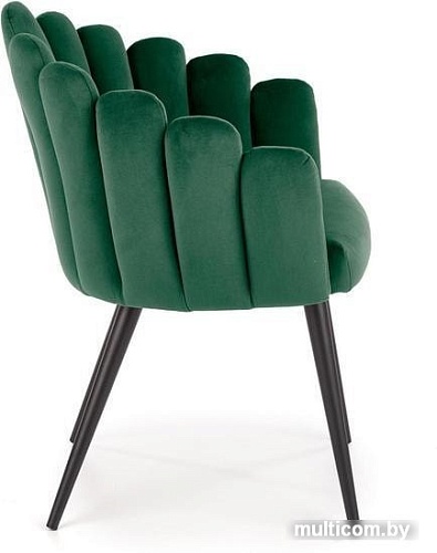 Стул с подлокотниками Halmar K410 (темно-зеленый)