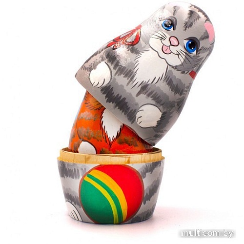 Развивающая игра Брестская Матрешка Коты (набор 7 шт)