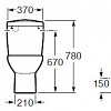 Унитаз Roca Victoria [34239U000]