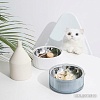Миска Furrytail Antibacterial Stainless Steel Cat Bowl (голубой)