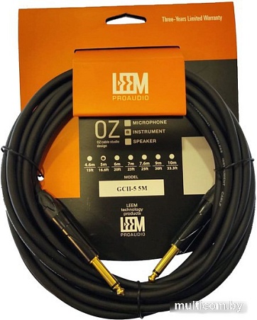 Гитарный кабель Leem GCII-5 (5 м)
