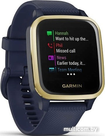 Умные часы Garmin Venu Sq Music (темно-синий)