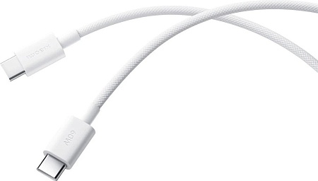 Кабель Xiaomi 3A Braided USB Type-C - USB Type-C BHR0878GL (1 м, белый)