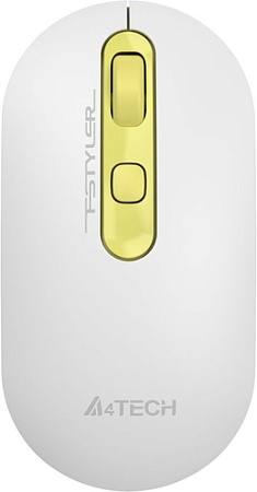 Мышь A4Tech Fstyler FG20S (белый/золотистый)