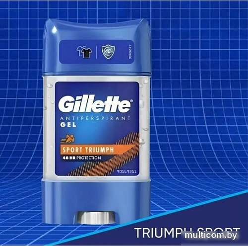 Антиперспирант гель Gillette Triumph Sport 70 мл