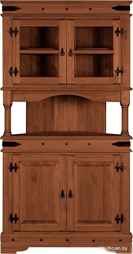 Шкаф-витрина ФанДОК Викинг 25 Ф-181.25 (орех)