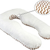 Подушка для беременных Amarobaby Зигзаг AMARO-40A-ZK (кофе)