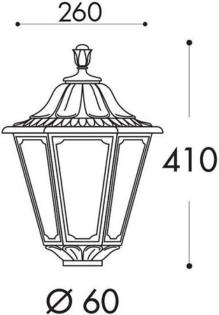 Садовый светильник Fumagalli Rut E26.000.000.VYF1R