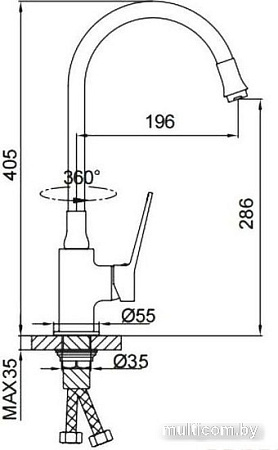 Смеситель FRAP F4462-9