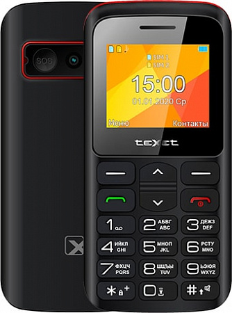 Мобильный телефон TeXet TM-B323 (черный/красный)