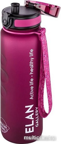 Бутылка для воды Elan Gallery Style Matte 1л 280144 (бургундия)
