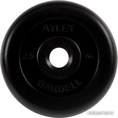 MB Barbell Атлет 31 мм (1x2.5 кг)