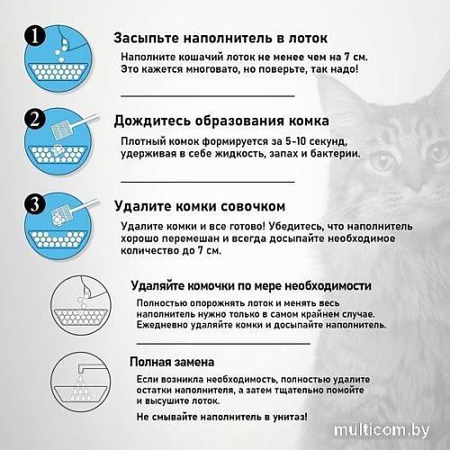 Наполнитель для туалета EliteCat Soaply с ароматом изысканного мыла 10 кг