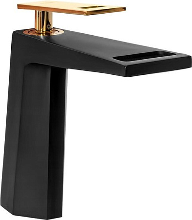 Смеситель Pea Gio H32875 (черный/золотой)