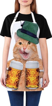 Фартук JoyArty Пивной кот ap_37378